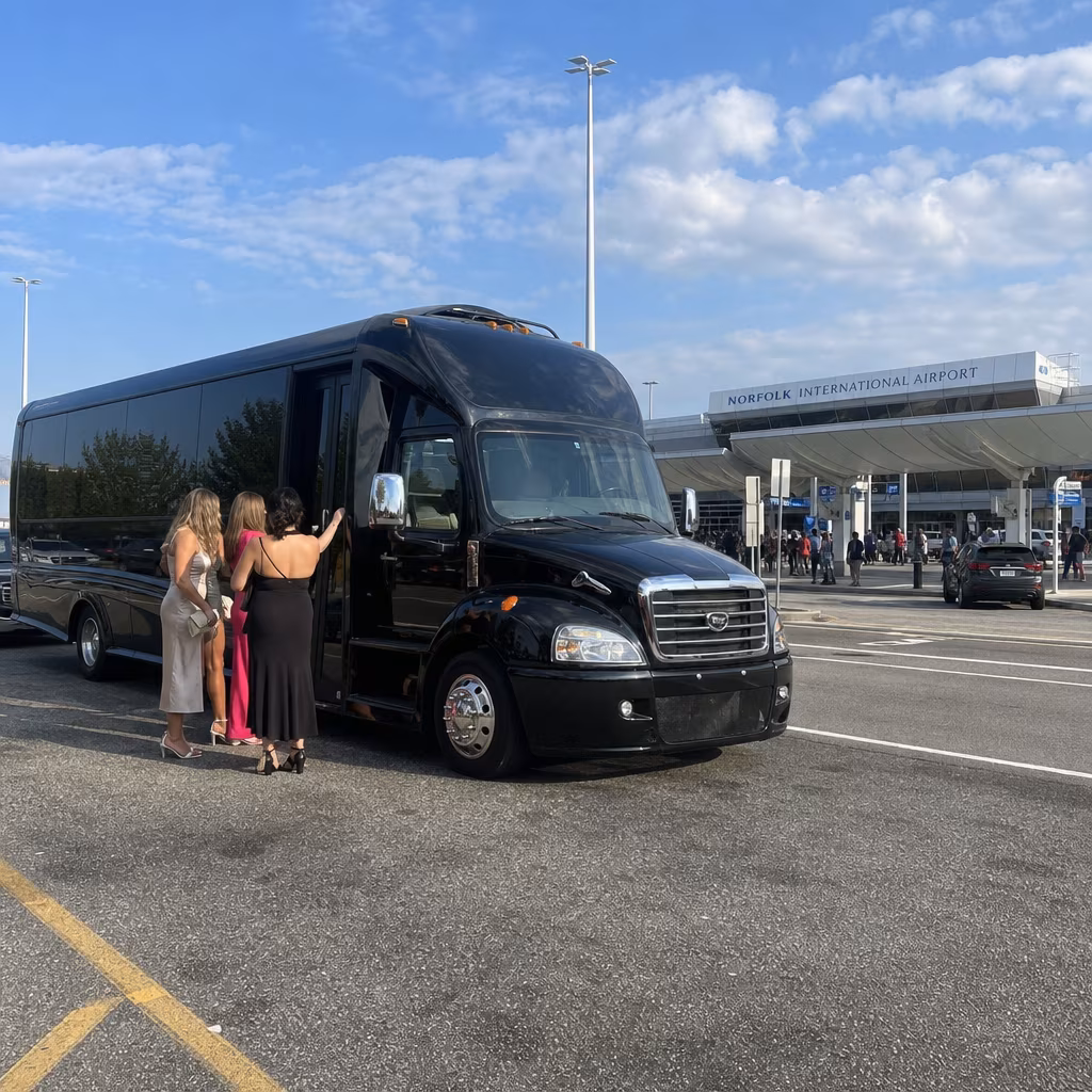 Rent a Bus to Norfolk International Airport (ORF)