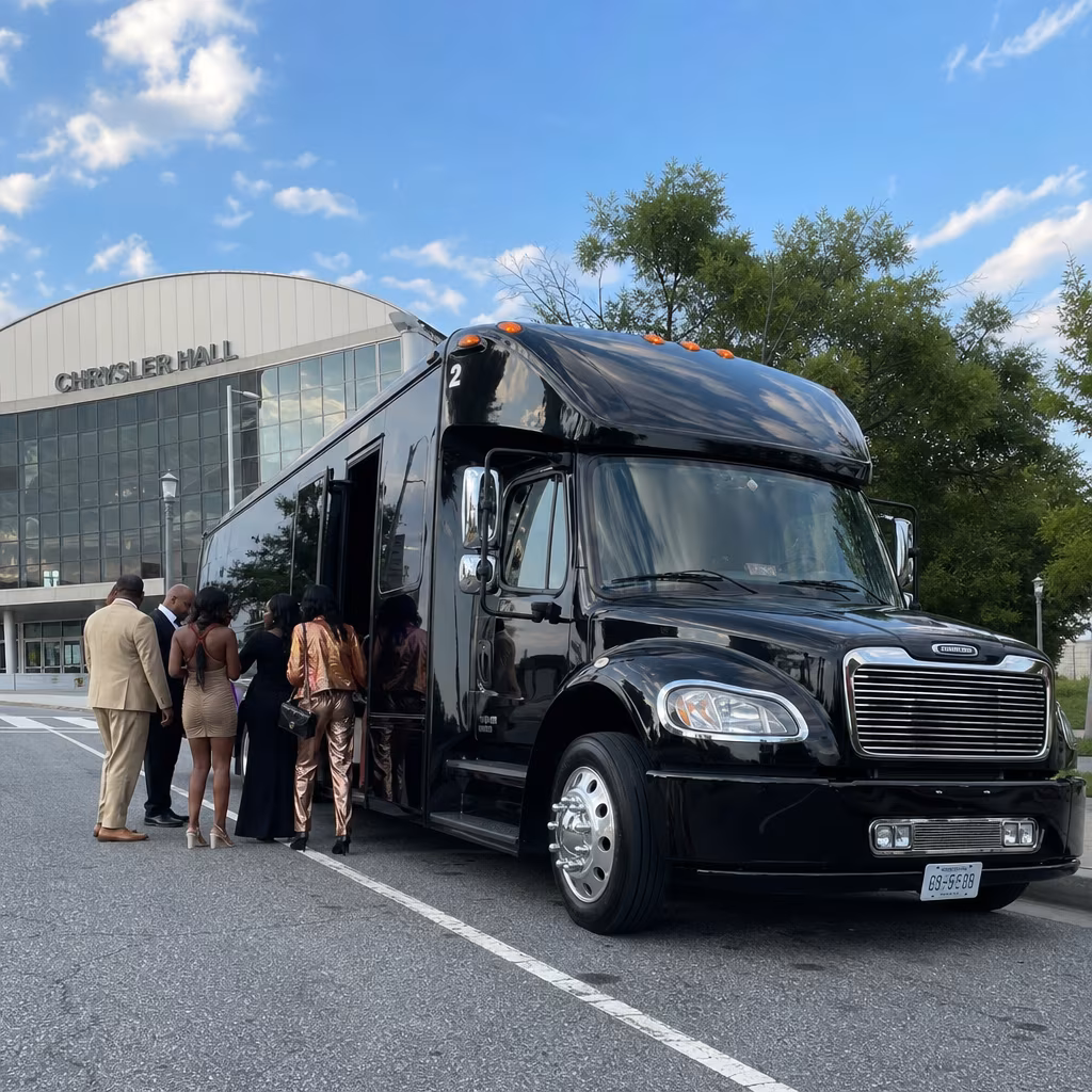 Rent a Bus to Chrysler Hall