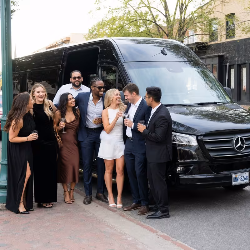 Norfolk Bachelor & Bachelorette Transportation fleet vehicle