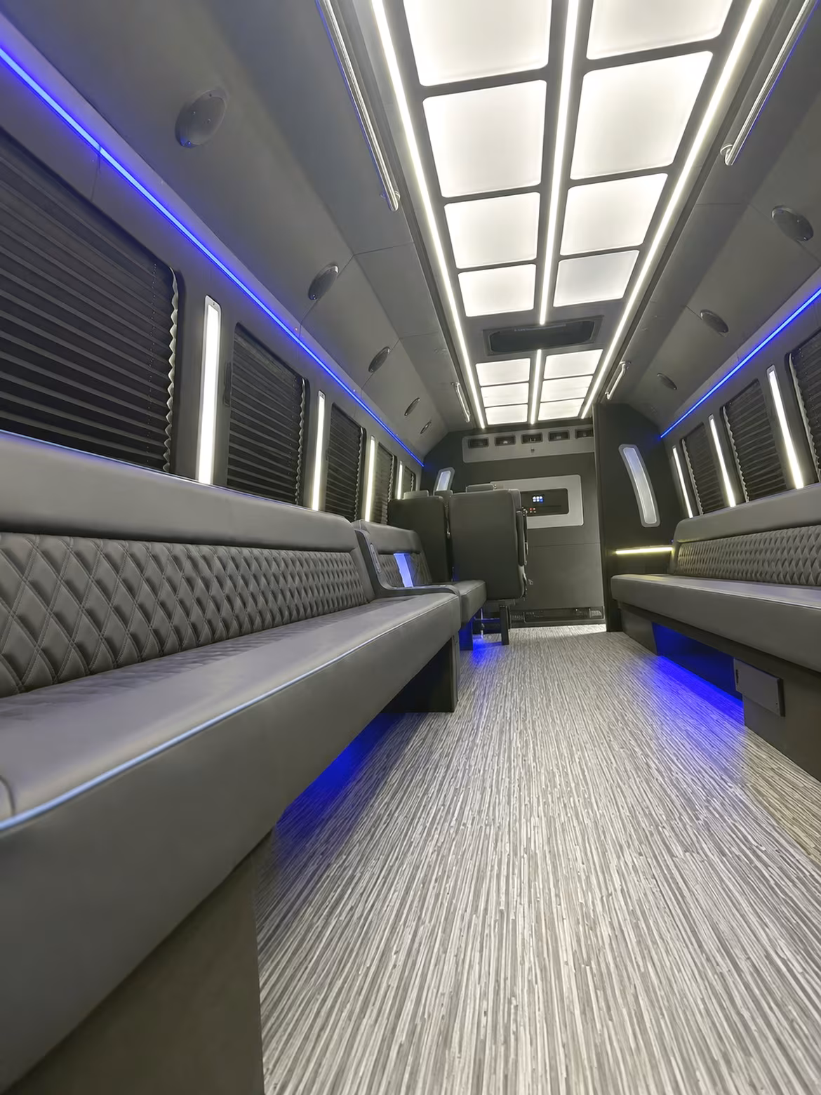 Norfolk Bachelor & Bachelorette Transportation party bus interior
