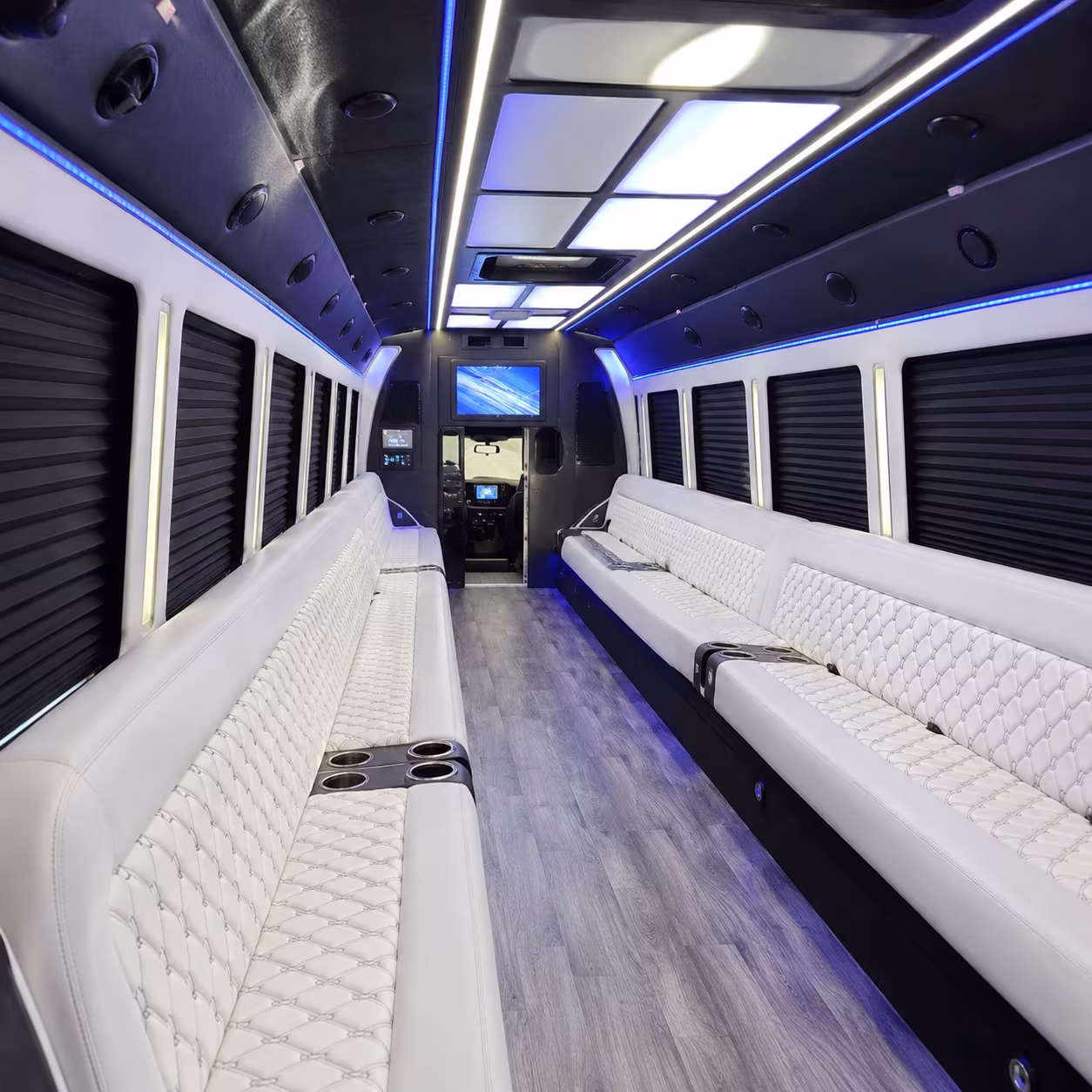 Norfolk Concert & Music Festival Transportation party bus exterior