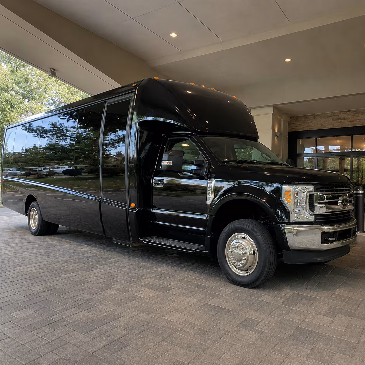 Norfolk Corporate Transportation party bus exterior