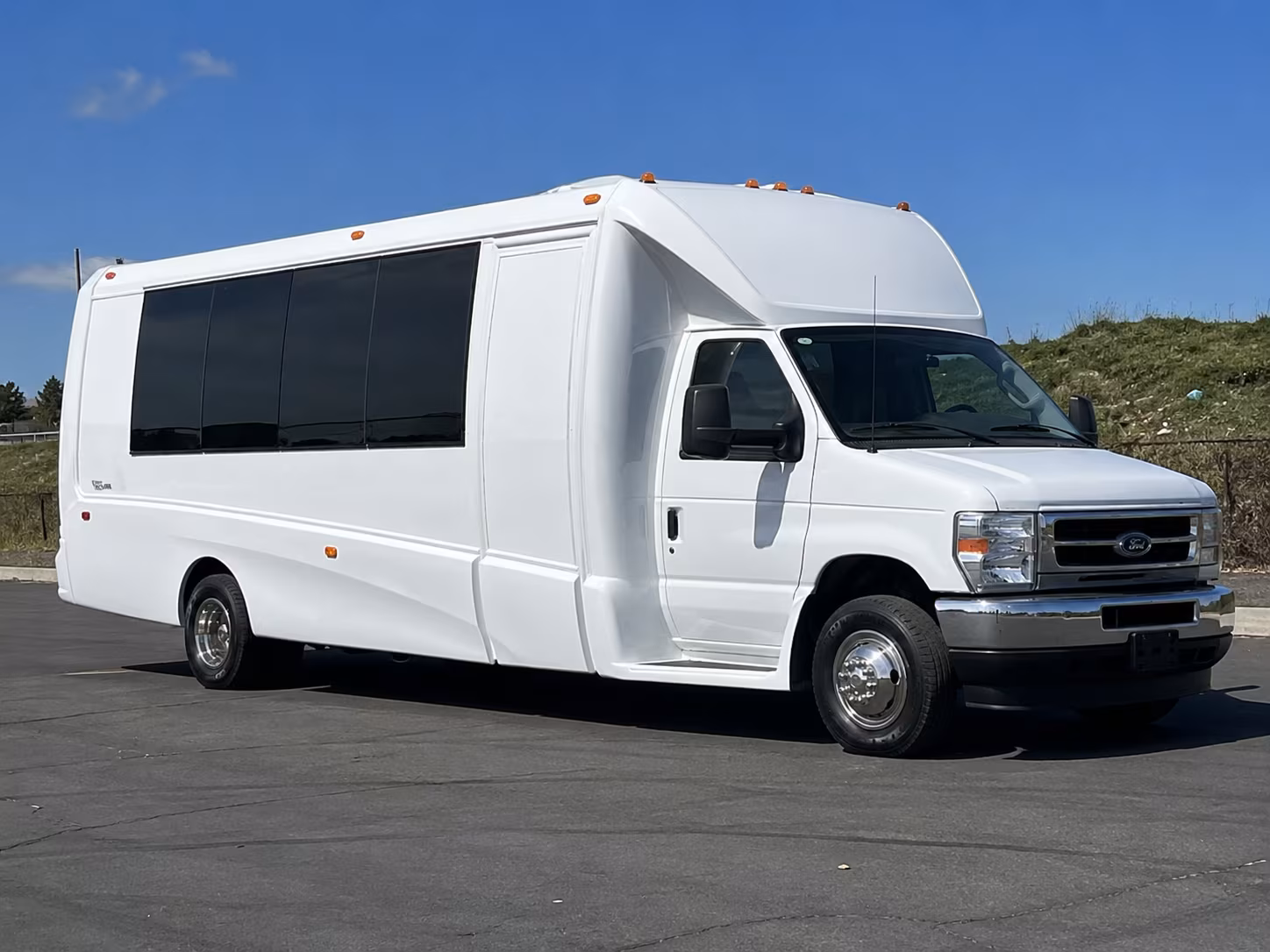 Norfolk Private Event Transportation party bus exterior