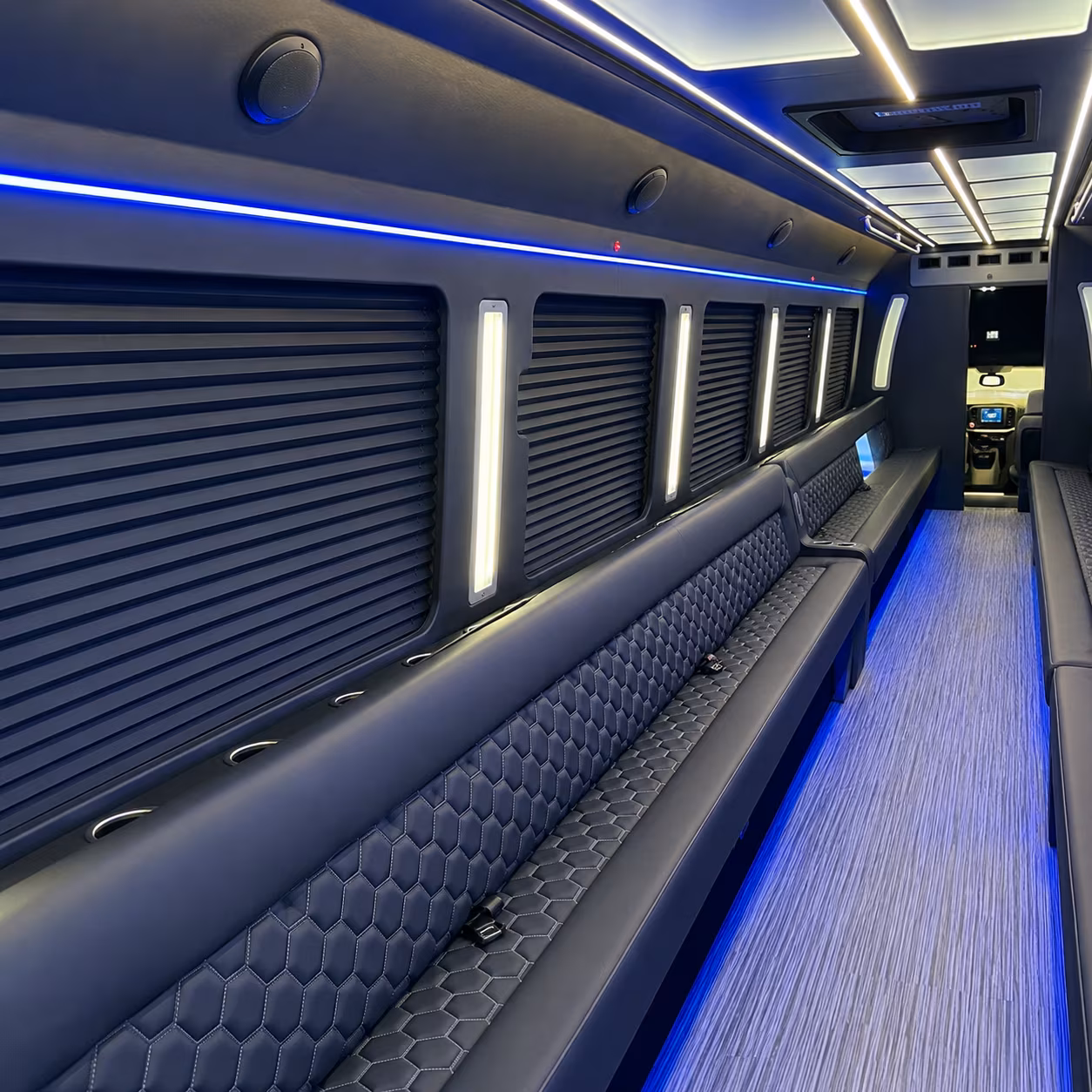 Norfolk Prom & Homecoming Transportation party bus exterior