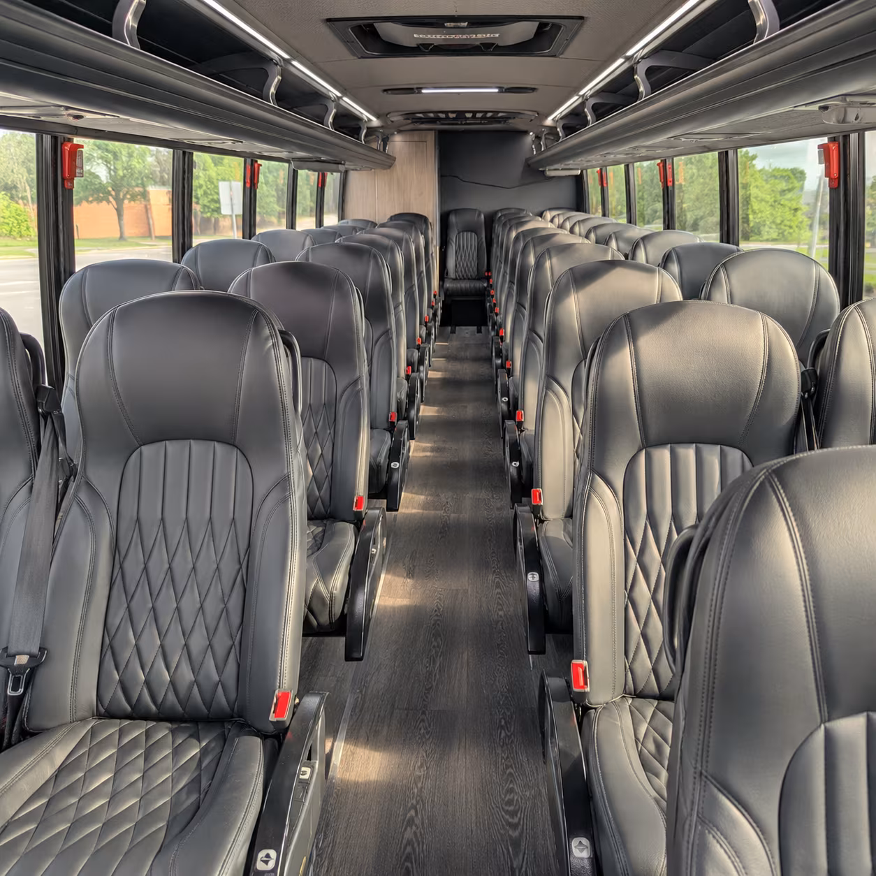 Norfolk School Event Transportation onboard seating