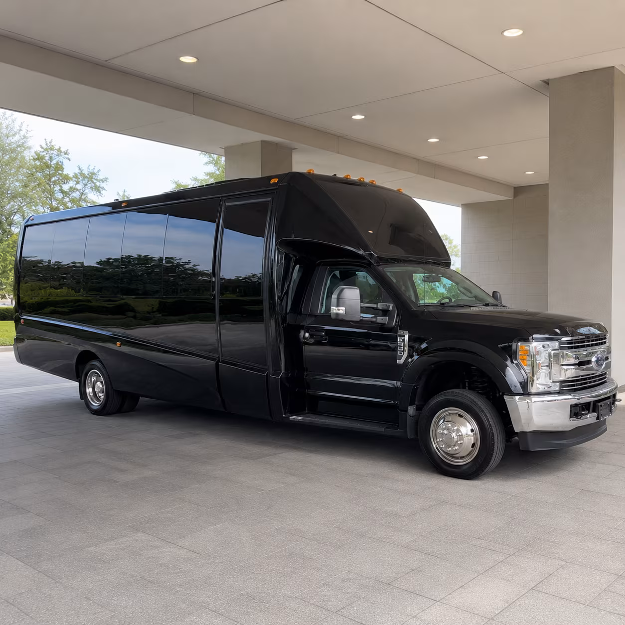 Norfolk Sporting Event Transportation party bus exterior