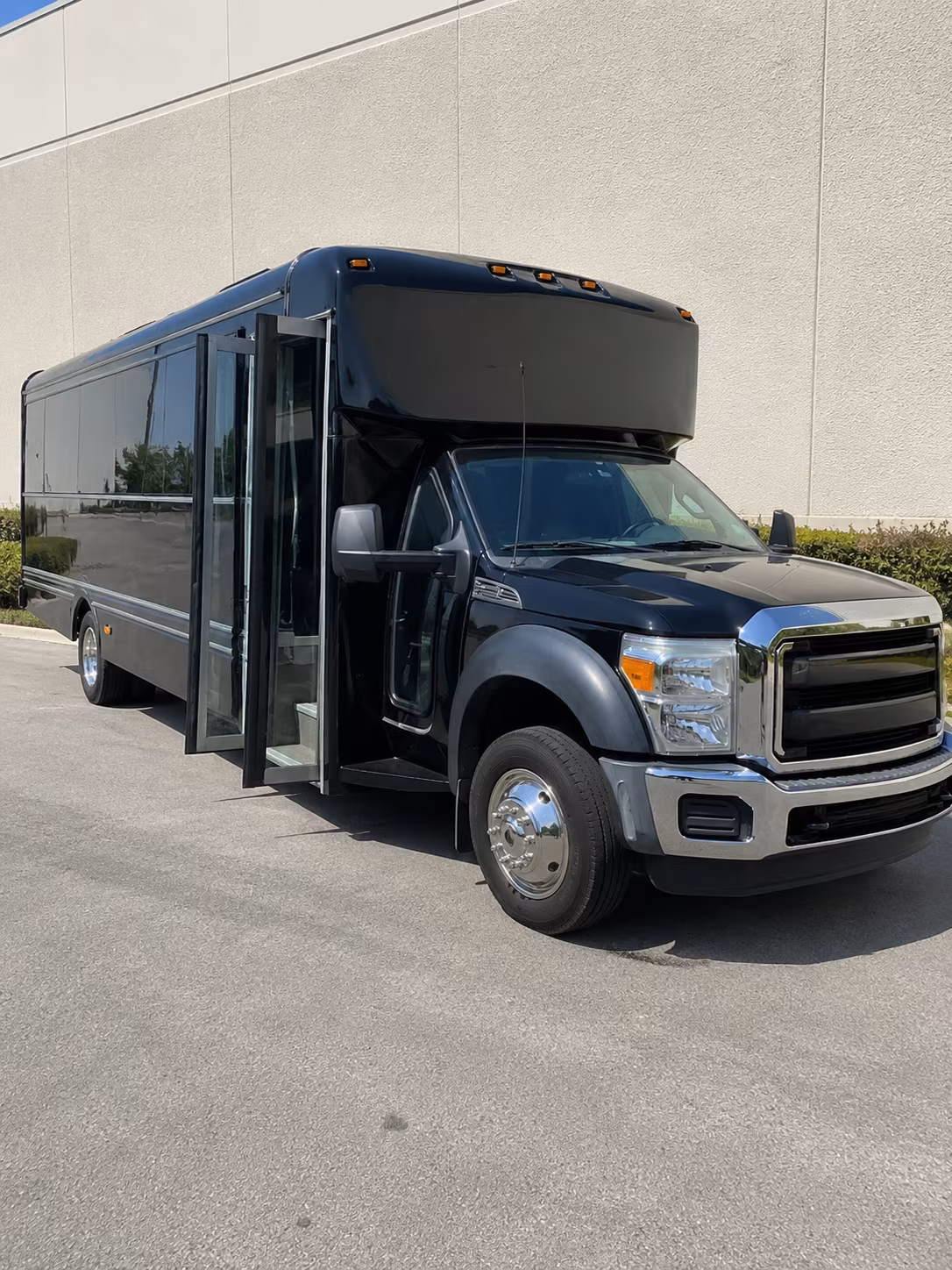 Norfolk Sporting Event Transportation party bus exterior