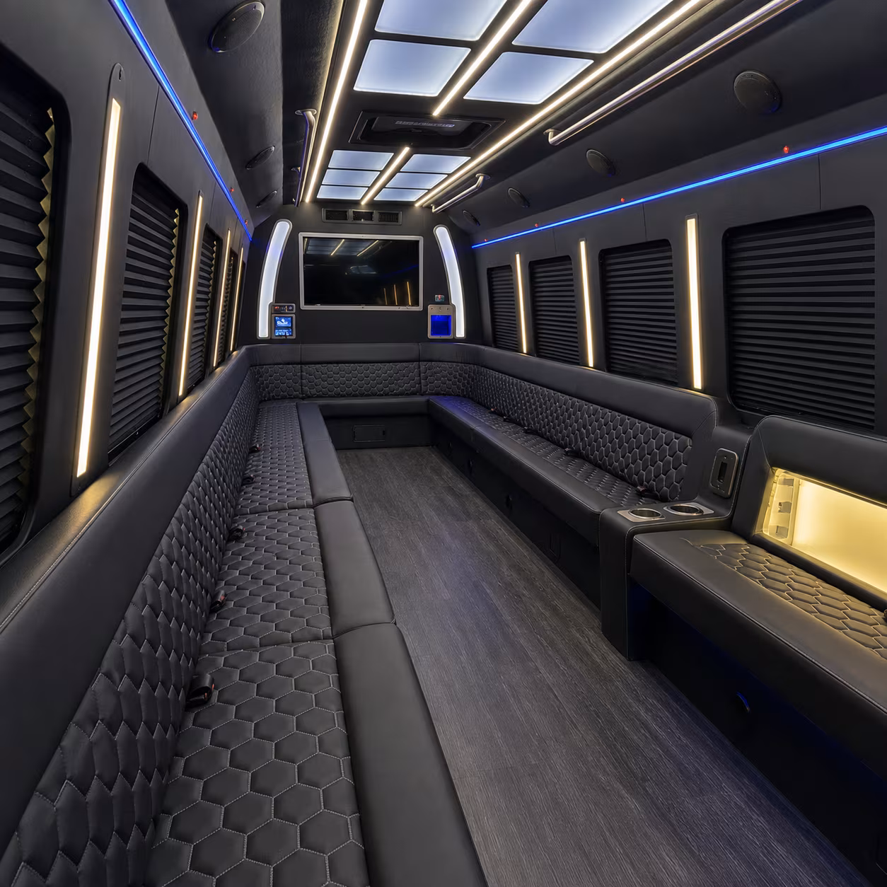 Norfolk Winery Tour & Pub Crawl Transportation onboard seating