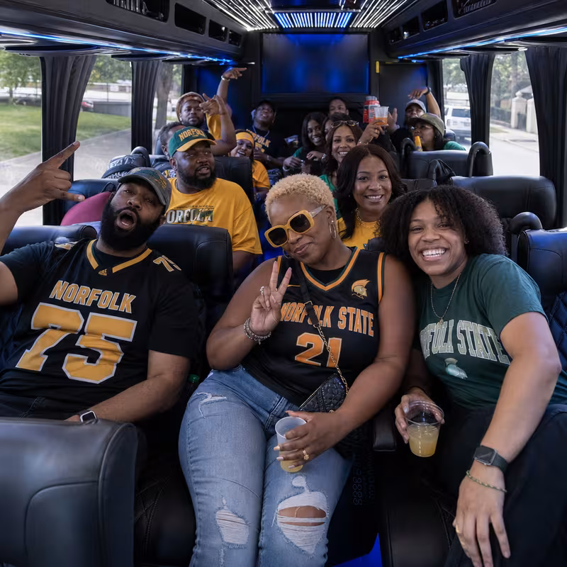 Norfolk Sporting Event Transportation fleet vehicle