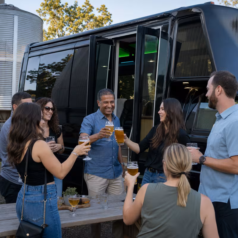 Norfolk Winery & Brewery Tour Transportation fleet vehicle